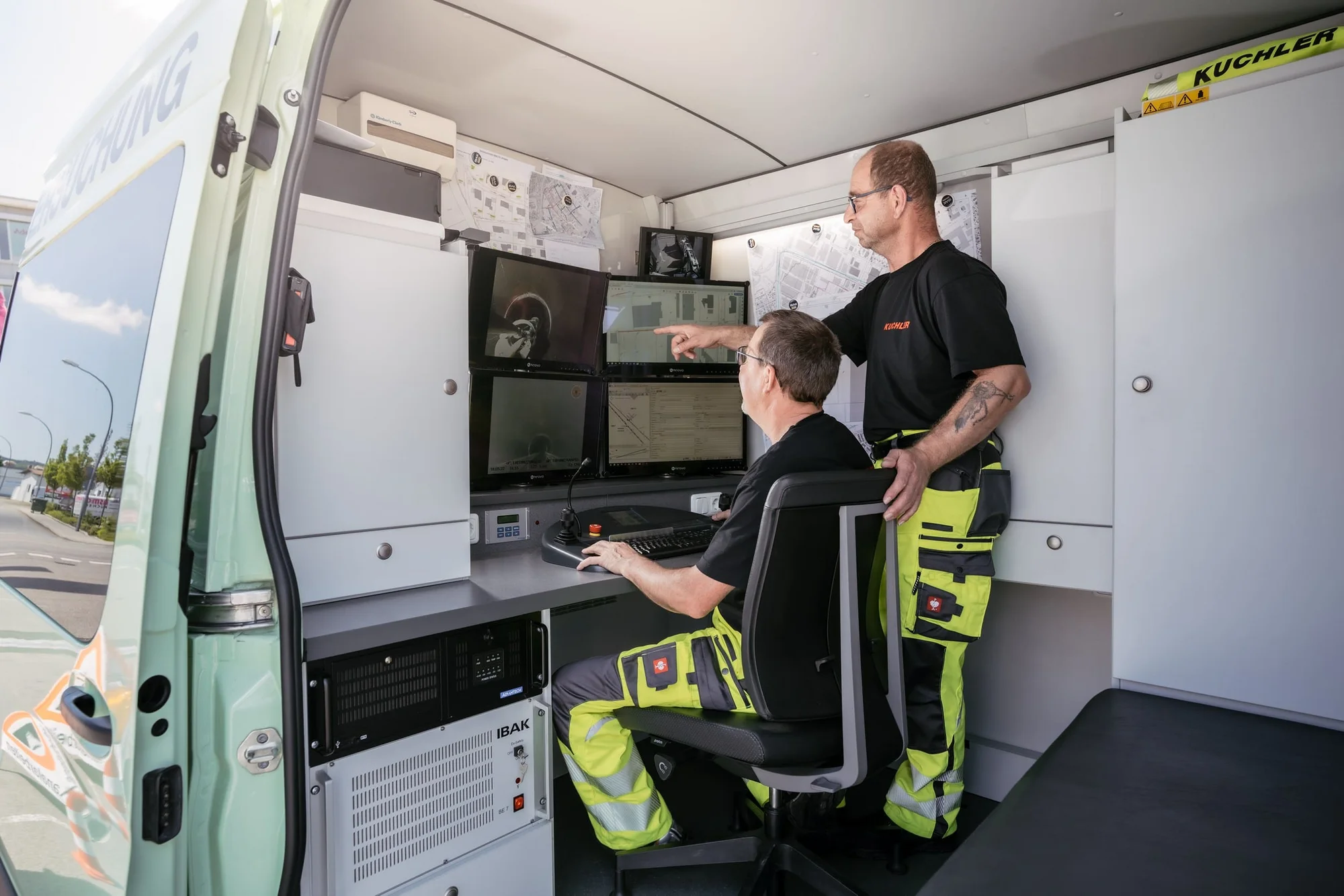 Ablauf einer Kanalreinigung in Fuchsmühl